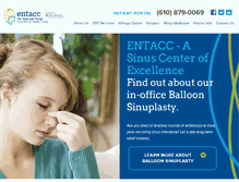 Tablet Screenshot of entacc.com